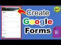 New | How to Create Google Form  | Google Forms Complete Tutorial