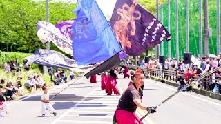 [4K] 祭遊旗 ①　豊川市民まつり おいでん祭 2024　ダンスフェス　パレードステージ