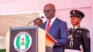 Embarrassing Moment As Edo State Governor, Monday Okpebholo Struggles To Read Out 2025 Budget.