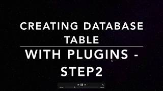 #2 Inserting Data into Database Using Plugin by Calling Function
