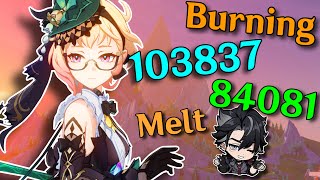 BURN MELT EMILIE is INSANE! (Genshin Impact)