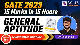 General Aptitude for GATE | General Aptitude Marathon Class | Quantitative Aptitude | BYJU'S GATE