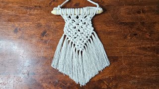 Macrame Mini Wall Hanging l DIY l Beautiful Wall Hanging