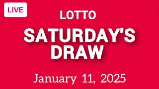 The National Lottery Lotto Draw Live Results from Saturday 11 January 2025 | lotto live