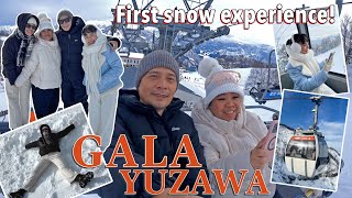 First Snow Experience in Japan! | Gala Yuzawa from Echigo Yuzawa Station