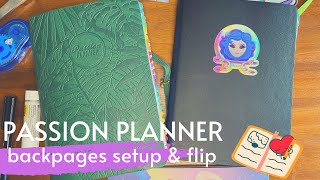 2023 Planner Setup pt.2! Passion Planner Back Pages Setup and Flip Through