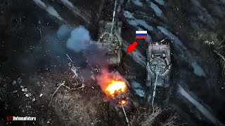 Horrible Moment! Ukrainian brutally blowup 42 Russian prime tanks in just a week
