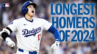 These balls were ANNIHILATED! 🤯 The BIGGEST HOME RUNS of the 2024 season!