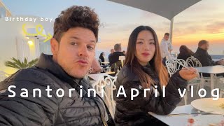 말 많고 바람 많은 산토리니 4월 브이로그 | Talkerble, windy April Santorini vlog