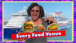 🚢Every Food Venue on Carnival Mardi Gras – What to Expect!