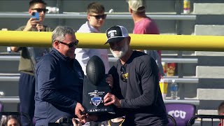 Navy Football Bowl Trophy Presentation (2024 Armed Forces Bowl vs. Oklahoma)