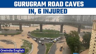 Gurugram Road caves in, 6 Injured | OneIndia News *News