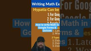 How to Write Math in Google Forms & Quizzes