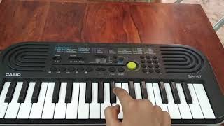 Kalki bgm tutorial in keyboard(casio sa 47)