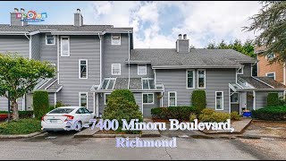 56-7400 Minoru Boulevard, Richmond 列治文Townhouse . 联排别墅Listing  Price Only $528,000