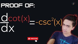 𝐃𝐞𝐫𝐢𝐯𝐚𝐭𝐢𝐯𝐞 𝐨𝐟 𝐜𝐨𝐭(𝐱) = - 𝐜𝐨𝐬𝐞𝐜^𝟐 (𝐱) | 𝐏𝐫𝐨𝐨𝐟 | 𝐅𝐢𝐫𝐬𝐭 𝐏𝐫𝐢𝐧𝐜𝐢𝐩𝐥𝐞 | 𝐂𝐚𝐥𝐜𝐮𝐥𝐮𝐬