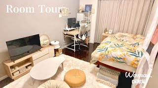 【リモートワークに】お部屋になじんだデスクスペースが過ごしやすいお部屋。｜ルームツアー roomtour ｜一人暮らし 1K