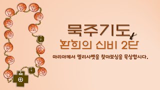 「묵주기도」 환희의 신비 2단-  마리아께서 엘리사벳을 찾아보심을 묵상합시다.