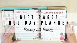 Holiday Planner Gift Pages | Happy Planner | Christmas Gifts \u0026 Online Order Extra Pages