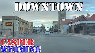 Casper - Wyoming - 4K Downtown Drive