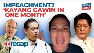 Sara Duterte impeachment, kaya in one month - - Llamas