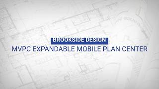 Brookside Design MVPC Heavy Duty Vertical Blueprint Storage Mobile Plan Center