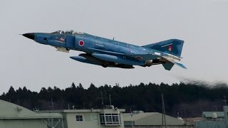 ✈洋上迷彩防衛大学上空予行へ？ 501SQ RF-4E/EJ takeoff @Ibaraki Airport rwy03R(茨城空港/WX970M)