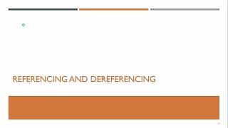 Computing 1 (C/C++) Chapter 7 - Pointer - Part 2