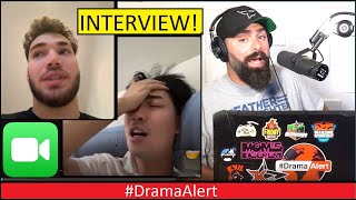 AdinRoss vs RiceGum FACE to FACE! #DramaAlert over KSI \u0026 Corinna Kopf!