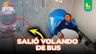 Hombre cae de bus y pide ayuda para ser operado l Arriba Mi Gente