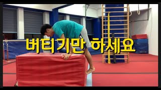 맨몸운동 초보를 위한 플란체 연습방법/턱플란체전 연습하면 좋은 운동