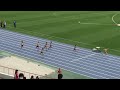 2016 第1回茨城県記録会 中学男子100m 4組