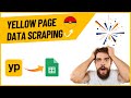 How to Scrape Data from Yellow Page Website | Using Free Google Chrome Extension