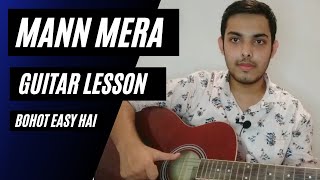 Mann Mera Guitar Lesson | Table no.21 | Gajendra verma | Easy to play on guitar | For beginners |