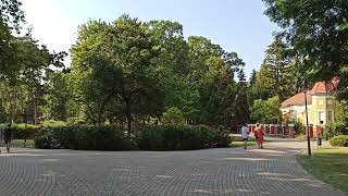 Siófok Balaton Hungary HU walking in the park