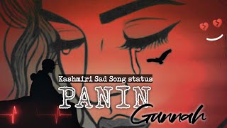 Panin gunnah kashmiri song whatsapp status |New kashmiri song whatsapp status | Kashmiri song status