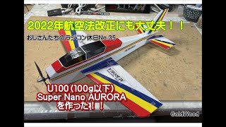 U100オーロラ飛んだ　おじさんたちのラジコン休日No.35