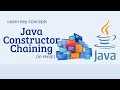 Java Constructor Chaining Explained in Hindi | What is Constructor Chaining in Java? | 2025