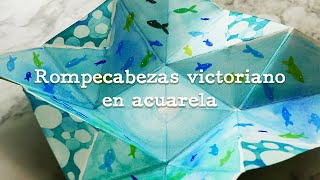 Rompecabezas victoriano en acuarela