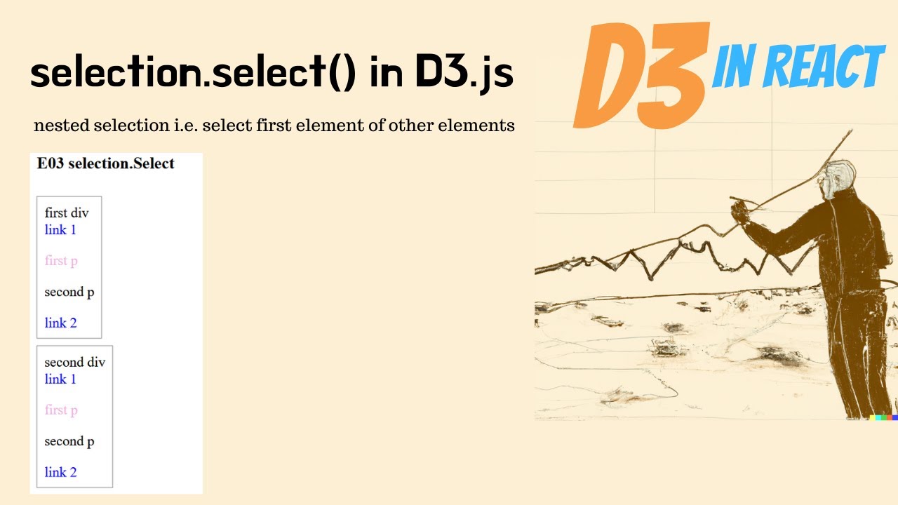 Selection Select Nested Selection Select First Element Of Other