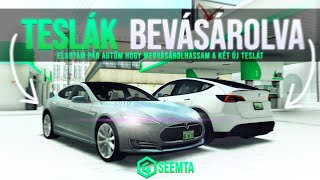 SeeMTA V4 | Megszereztem a 2 TESLÁT a SZERVEREN! Tesla Model S \u0026 Y!⚡ #29