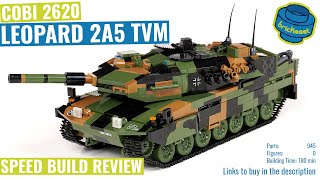 The German Biest - COBI 2620 Leopard 2A5 TVM (Speed Build Review)