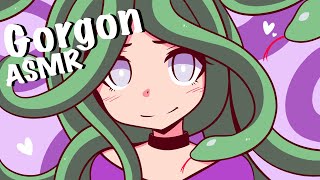 Meeting A Sweet Gorgon ♥ Monster Girl ASMR Roleplay F4A (reverse comfort, hissing & snake sounds)