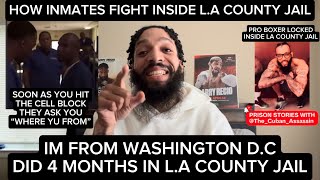 HOW INMATES FIGHT INSIDE OF L.A COUNTY JAIL FROM A WASHINGTON DC NON AFFILIATE