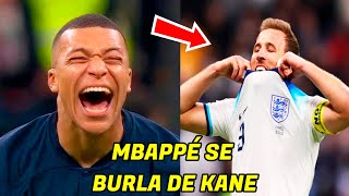 La reacción de Mbappe tras el Penal fallado de Harry Kane en el Inglaterra vs Francia