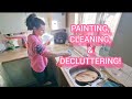 CLEANING 🌟 AND 🌟 CHORES in school time #speedclean #homedecor #painting #organise