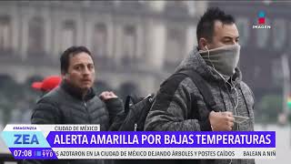 Se mantiene la alerta amarilla en la CDMX por las bajas temperaturas | Noticias con Francisco Zea