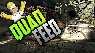 QUAD FEED!! Call Of Duty Ghost