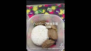 ハンバーグ弁当生活116日目#お弁当