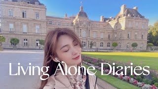 🇫🇷Paris Vlog Ep.01｜Living Alone Diaries｜First week in Paris｜Room tour｜Travel alone｜巴黎日常